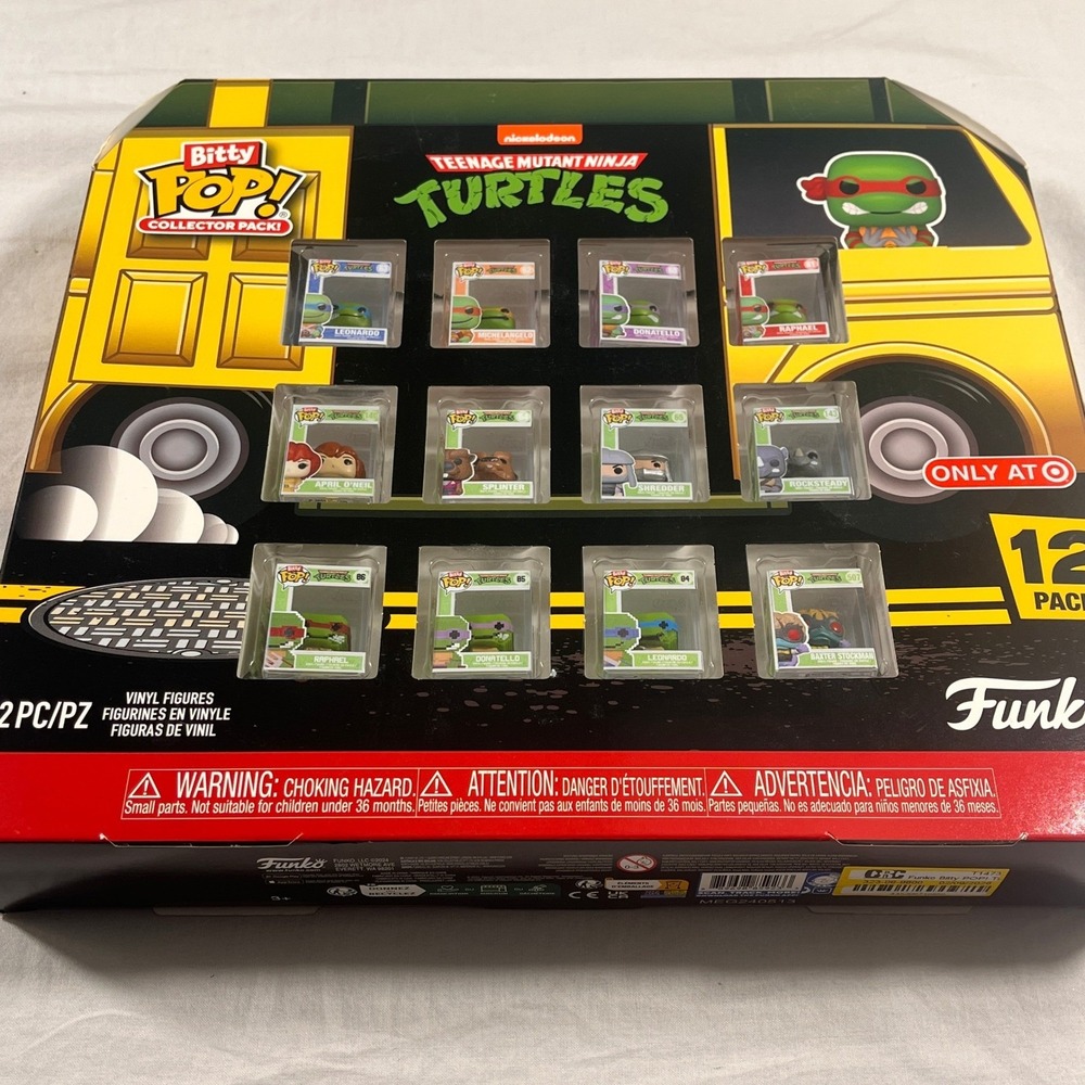 Funko Bitty Pop TMNT Collector Pack 12pc Multi NEW READ